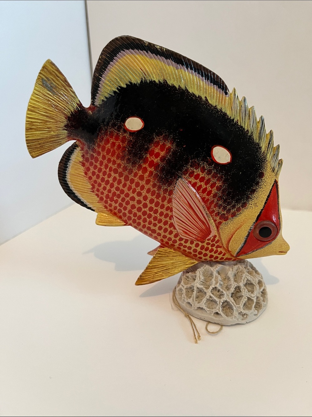 Decorative Red & Black Tropical Fish Ornament - Pets Fish - Picture 2 of 2